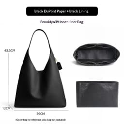 Bag Organizer Insert For Brooklyn 28 34 39 Lightweight Bag Insert Storage Waterproof Paper Bag Support Accessories