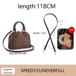 Shoulder Strap For Lv Speedy25 Diane Bag Vegetable Tanned Leather Strap Slung Bag High-end Bag Strap Bag Belt Bag Accessories