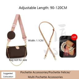 Shoulder Strap For Lv Speedy25 Diane Bag Vegetable Tanned Leather Strap Slung Bag High-end Bag Strap Bag Belt Bag Accessories