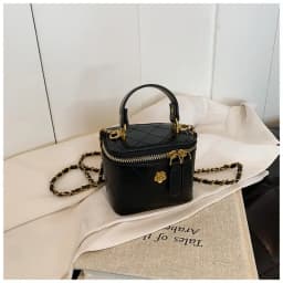 Mini Square Chains Handbag Thread Crossbody Bags Designer Box Bag with Short Handle Ladies High Quality Luxury Top-handle Bag