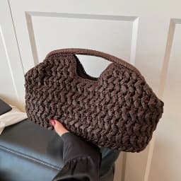 New Summer Beach Bag for Women Clutch Bag Luxury Designer Straw Bags Tote Handbag Fashion Woven Rattan Bags Female Travel Purse