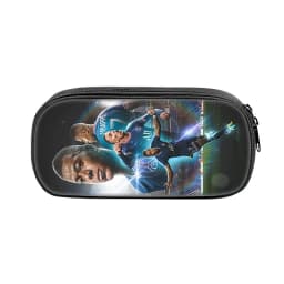 3pcs Set M-Mbappes School Bag Football Sports Backpack with Shoulder Bags Pencil Bags Star Player School Rucksack for Best Gift