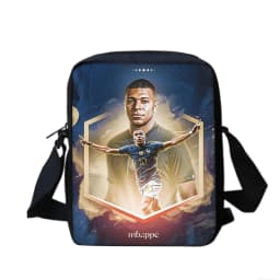 3pcs Set M-Mbappes School Bag Football Sports Backpack with Shoulder Bags Pencil Bags Star Player School Rucksack for Best Gift