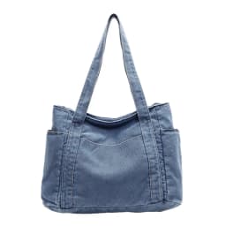 Denim Shoulder Bag Women Designer Mother Pack Large Capacity Luxury Crossbody Tote Bag Casual Jeans Handbag Multi-pocket Handbag