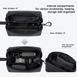 Tigernu Small Storage Bag For Travel Clutch Bag Men Handheld Bags Waterproof TPU Bags Male Portable Bag For PTZ Camera POCKET 3