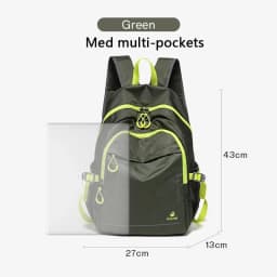 Fouvor Women Outdoor Functional Backpack Lightweight Foldable Water-Resistant Large Capacity Backpacks Travel Hiking Bag 3037-05