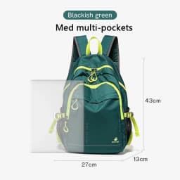 Fouvor Women Outdoor Functional Backpack Lightweight Foldable Water-Resistant Large Capacity Backpacks Travel Hiking Bag 3037-05