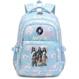 Aesthetics Style Katseye Backpacks for Girls Fashion Kpop Girl Group Katseye Korean Ulzzang Rucksack Waterproof Laptop Back Pack