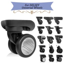 Suitable for Delsey Suitcase Universal Wheel Luggage Accessories Spare Parts for Trolleys Wheel Replacement Repair