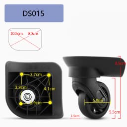 Suitable for Delsey Suitcase Universal Wheel Luggage Accessories Spare Parts for Trolleys Wheel Replacement Repair