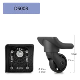 Suitable for Delsey Suitcase Universal Wheel Luggage Accessories Spare Parts for Trolleys Wheel Replacement Repair