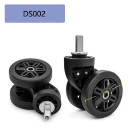 Suitable for Delsey Suitcase Universal Wheel Luggage Accessories Spare Parts for Trolleys Wheel Replacement Repair
