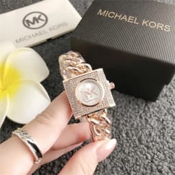 Michael Kors Women's mini Watch Face Bag with Stylish Small Buckle, a Chic Multi-Use Bag