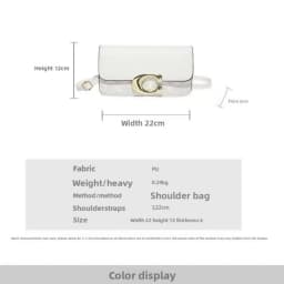 2026 European Style New niche Luxury Solid Color Tote Bag, Retro Minimalist Square Fashionable Versatile Crossbody Bag