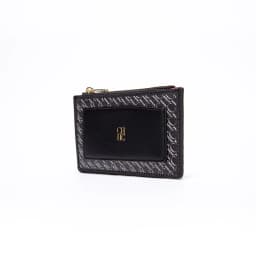 CH Embossed PU Leather Card Holder Women Zipper Coin Purse Slim ID Credit Card Wallet Small Clutch Bag