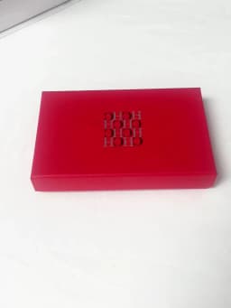 CH Embossed PU Leather Card Holder Women Zipper Coin Purse Slim ID Credit Card Wallet Small Clutch Bag