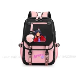 Aphmau Anime Backpack for Teenager Back To School Bookbags Fashion Trend Student Laptop Bagpack