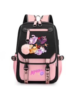 Aphmau Anime Backpack for Teenager Back To School Bookbags Fashion Trend Student Laptop Bagpack