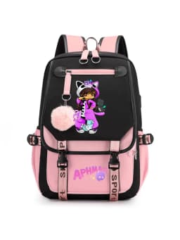 Aphmau Anime Backpack for Teenager Back To School Bookbags Fashion Trend Student Laptop Bagpack