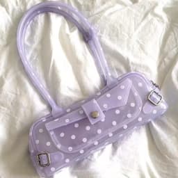 Sweet Polka Dot Transparent Pvc Jelly Tube Handbag Candy Colored Mini Top Handle Shoulder Bag Summer Seaside Vacation Tote Bag