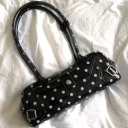 Sweet Polka Dot Transparent Pvc Jelly Tube Handbag Candy Colored Mini Top Handle Shoulder Bag Summer Seaside Vacation Tote Bag