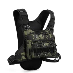 Tactical Bag Front Chest Rig Vest Backpack for Camping Hunting Bag Men Running Cycling Reflective Travel Hydration Fanny Pack