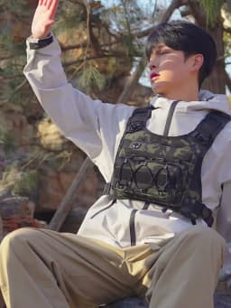 Tactical Bag Front Chest Rig Vest Backpack for Camping Hunting Bag Men Running Cycling Reflective Travel Hydration Fanny Pack