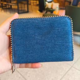 Black Wings, Hot Diamond Women's Bag, Metal Chain Bag, Wallet Card Bag, Denim.