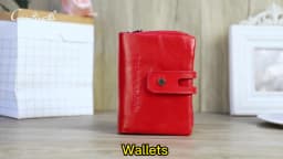 Contact'S Genuine Leather Short Wallet Women Fashion Small Coin Purse Zipper Hasp Card Holder Wallets for Women Portfel Damski