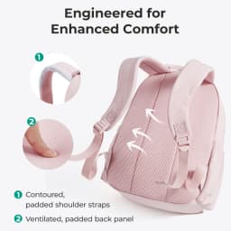 BAGSMART Women's Backpack Large Capacity Laptop Travel Outdoor Carry on Luggage Bag Lightweight School Backpacks for Girl