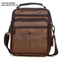 Hot Fashion Men Messenger Bags Genuine Leather Handbags for Man Luxury Brand Male Crossbody Bag for Mini Pad Boy Shoulder Bag