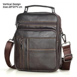 Hot Fashion Men Messenger Bags Genuine Leather Handbags for Man Luxury Brand Male Crossbody Bag for Mini Pad Boy Shoulder Bag