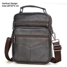 Hot Fashion Men Messenger Bags Genuine Leather Handbags for Man Luxury Brand Male Crossbody Bag for Mini Pad Boy Shoulder Bag