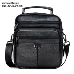 Hot Fashion Men Messenger Bags Genuine Leather Handbags for Man Luxury Brand Male Crossbody Bag for Mini Pad Boy Shoulder Bag