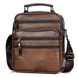 Hot Fashion Men Messenger Bags Genuine Leather Handbags for Man Luxury Brand Male Crossbody Bag for Mini Pad Boy Shoulder Bag