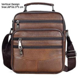 Hot Fashion Men Messenger Bags Genuine Leather Handbags for Man Luxury Brand Male Crossbody Bag for Mini Pad Boy Shoulder Bag