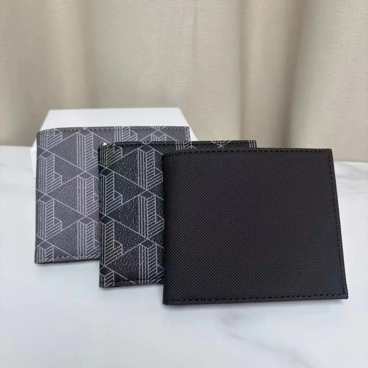 2026 New Fashion Printed Series Double Fold Wallet Premium Mini Wallet for Men and Women