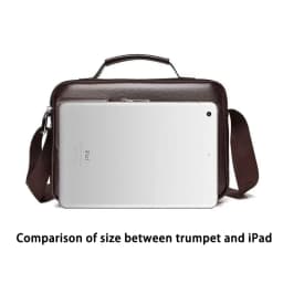 Men's Retro Messenger Bag with Waterproof Design, Large Capacity Laptop Briefcase for Office Work, Travel and School