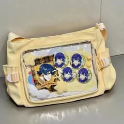 New Japan Style Transparent Postcard Display Shoulder Women Badge DIY Decoration Crossbody Bag Anime Expo Class Tote Itabag