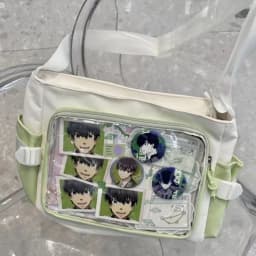 New Japan Style Transparent Postcard Display Shoulder Women Badge DIY Decoration Crossbody Bag Anime Expo Class Tote Itabag