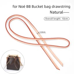 WUTA Bag Straps Drawstring for LV Noe BB nano Petit Bucket Bags Shoulder 100% Genuine Bag Accessories Replacement Tension Cords