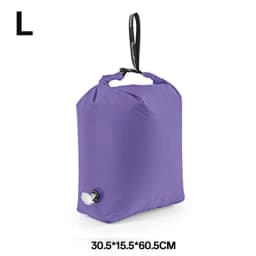 Outdoor Camping Vacuum Compression Bag No Pump Waterproof Storage Organizer for Sleeping Bag Hiking Backpacking Space Saving