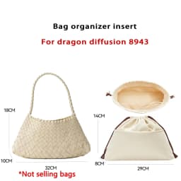 Bag organizer insert For dragon diffusion 8892 durable fashion bag support storage inner modification bag accessories