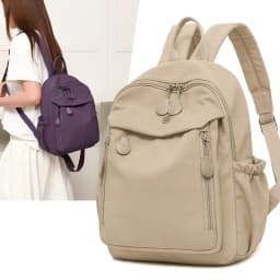 Women Multi-Color Lightweight Casual Backpack Trendy Daypack Shoulder Bag Schoolbag for Everyday Commute Travel Essential Purse