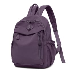Women Multi-Color Lightweight Casual Backpack Trendy Daypack Shoulder Bag Schoolbag for Everyday Commute Travel Essential Purse