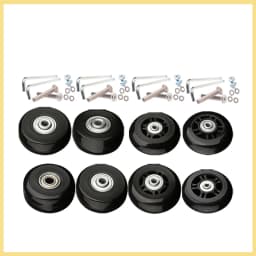 Suitcase Screw Replacement Wheels for Travel Suitcase Wheel Axle Repair Kit 40/45/50/60/70/80/90/100/110/120mm Silent Casters