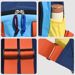 Crossbody Handbag, Color-Blocked Canvas, Men's 2026 New Original Backpack, Multi-Functional Large-Capacity Single-Shoulder Women's Tote Bag, Student Bag