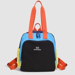 Crossbody Handbag, Color-Blocked Canvas, Men's 2026 New Original Backpack, Multi-Functional Large-Capacity Single-Shoulder Women's Tote Bag, Student Bag