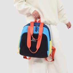 Crossbody Handbag, Color-Blocked Canvas, Men's 2026 New Original Backpack, Multi-Functional Large-Capacity Single-Shoulder Women's Tote Bag, Student Bag
