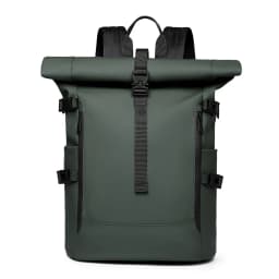 New Shoulder Bag Men's Senior Sense of Business Computer Outdoor Leisure Rolled Edge Travel Backpack Fashion Commuting